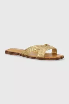 Шлепанцы Caria Aldo, золотой
