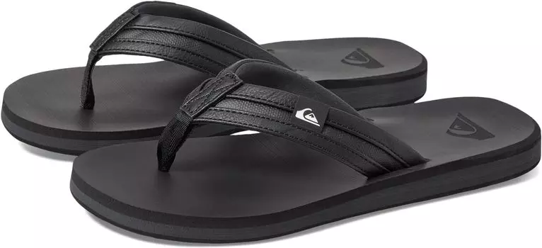 Шлепанцы Carver Squish Quiksilver, цвет Black 3