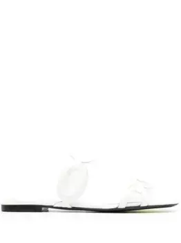 Шлепанцы Chain 1967 VALENTINO GARAVANI, белый