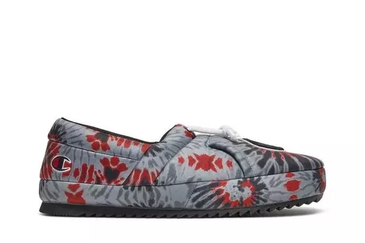 Шлепанцы Champion University Slippers Tie Dye - Black Scarlet, черный