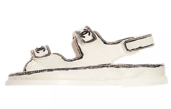 Женские сандалии Chanel, белый