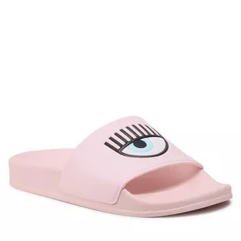 Шлепанцы Chiara Ferragni, розовый