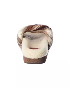 Шлепанцы Chlo с волнистой текстурой, коричневый