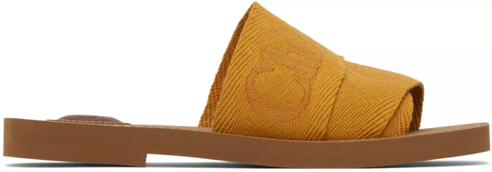Шлепанцы Chloe Orange Woody