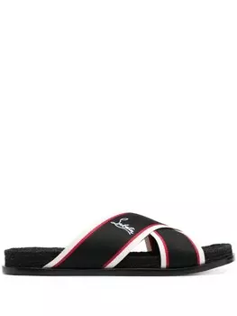Шлепанцы Christian Louboutin, черный