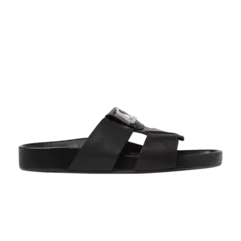 Шлепанцы Christian Louboutin Dhabubizz Flat Slide 'Black', черный