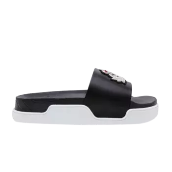 Шлепанцы Christian Louboutin Pool Fun Slide 'Black Silver', черный