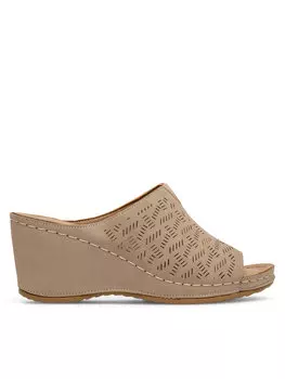 Шлепанцы Clara Barson, бежевый