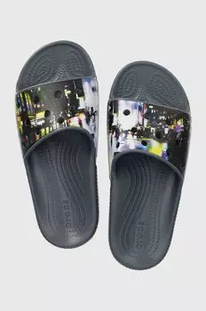 Шлепанцы Classic Meta Space Crocs, темно-синий