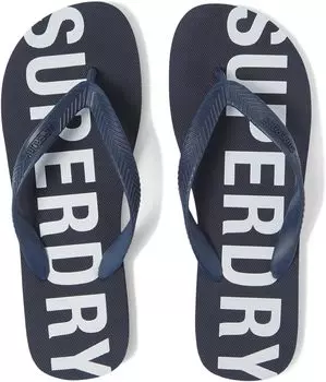 Шлепанцы Code Core Sport Vegan Flip-Flop Superdry, цвет Eclipse Navy/Optic
