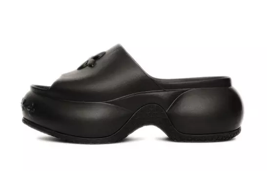 Шлепанцы Compass женские черные Smfk