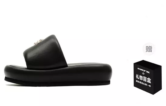 Шлепанцы Compass женские черные Smfk