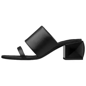 Шлепанцы Cornelia женские черные Hermes