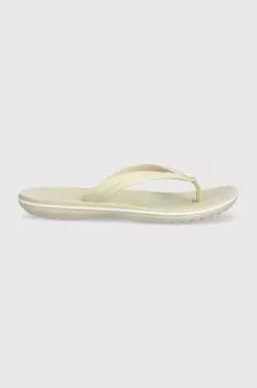 Шлепанцы Crocband Flip Crocs, бежевый