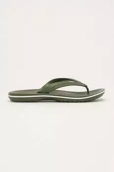 Шлепанцы Crocband Flip Crocs, зеленый