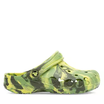 Шлепанцы Crocs BAYA MARBLED CLOG 207016-738 Verde, зеленый
