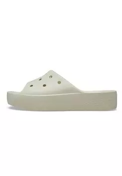Шлепанцы Crocs, бежевый
