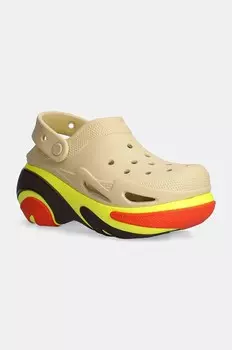 Шлепанцы Crocs Bubble Crush Clog, бежевый