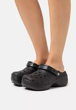 Сабо женские Crocs с перфорацией, черный