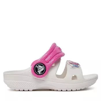 Шлепанцы Crocs Classic Embellished Sandal T 207803 White, белый