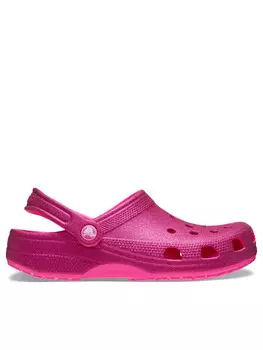 Шлепанцы Crocs Classic Glitter Clog 205942 Rosa, розовый