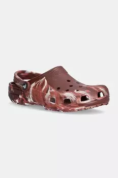 Шлепанцы Crocs Classic Marbled Clog, коричневый