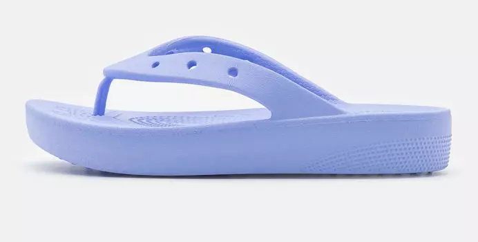 Шлепанцы Crocs Classic Platform Flip, сиренево-голубой