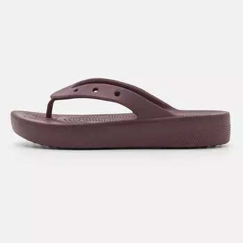 Шлепанцы Crocs Classic Platform Flip, темно-вишневый