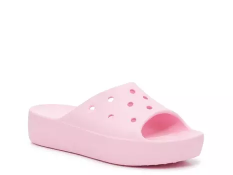 Шлепанцы Crocs Classic Platform, розовый