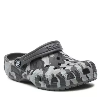 Шлепанцы Crocs ClassicCamo Clog, серый