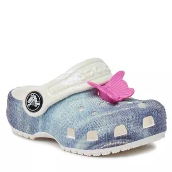 Шлепанцы Crocs ClassicDenim Clog, белый
