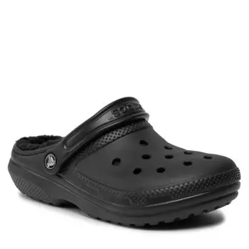 Шлепанцы Crocs ClassicLined Clog, черный