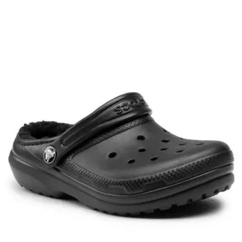 Шлепанцы Crocs ClassicLined Clog, черный