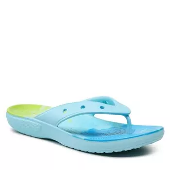 Шлепанцы Crocs ClassicOmbre Flip, синий