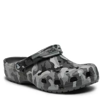 Шлепанцы Crocs ClassicPrinted Camo, серый