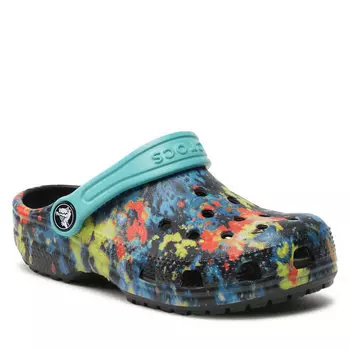 Шлепанцы Crocs ClassicTiedye Graphic, цвет