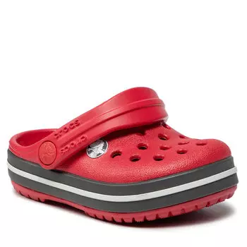 Шлепанцы Crocs CrocbandClog K, красный