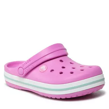 Шлепанцы Crocs CrocbandClog K, розовый