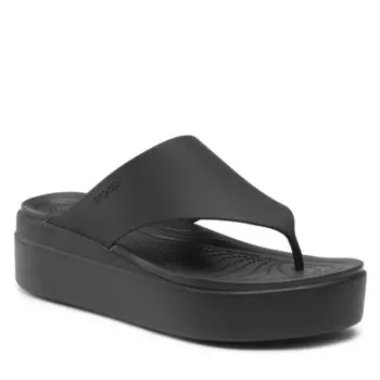 Шлепанцы Crocs CrocsBrooklyn Flip, черный