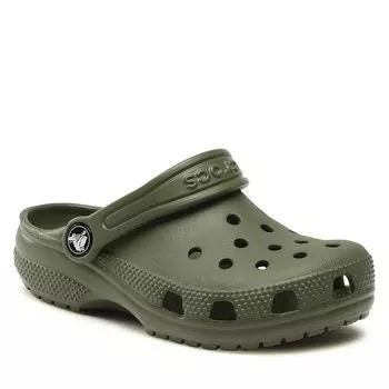 Шлепанцы Crocs CrocsClassic Kids, зеленый