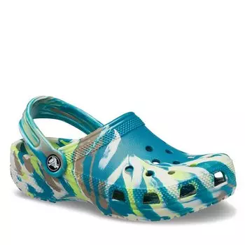 Шлепанцы Crocs CrocsClassic Marbled, синий