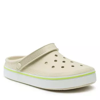 Шлепанцы Crocs CrocsCrocband Clean, бежевый