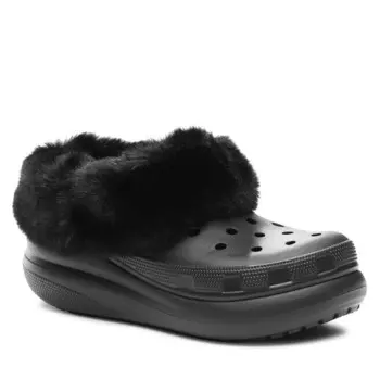 Шлепанцы Crocs CrocsFurever Crush, черный