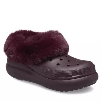 Шлепанцы Crocs CrocsFurever Crush, вишневый/бордовый