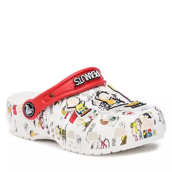 Шлепанцы Crocs CrocsPeanuts Classic, белый