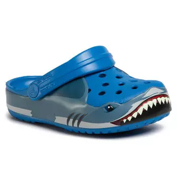 Шлепанцы Crocs FunLab Shark, синий