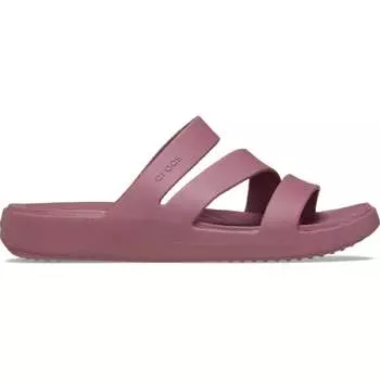 Шлепанцы Crocs Getaway Strappy, пыльно-бордовый
