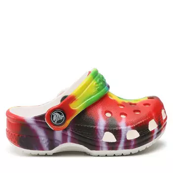Шлепанцы Crocs Littles Graphic Clog 207281 Multi, цвет