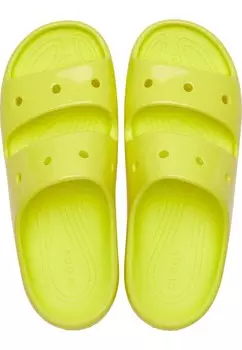 Шлепанцы Crocs, неоновый зеленый