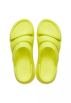 Шлепанцы Crocs, неоновый зеленый